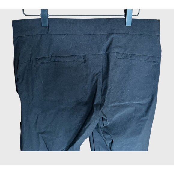 Athleta‎ Wander Stash Skinny Pants Black Nylon Stretch Pockets Size 10 - Picture 9 of 12